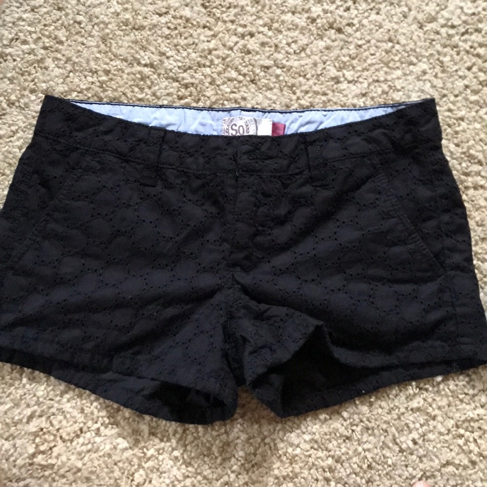 Black shorts